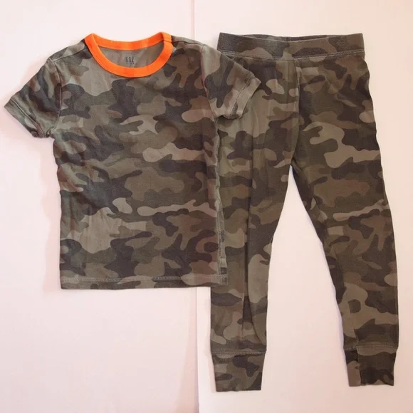 Kids Camouflage PJ Set - Picture 1 of 3